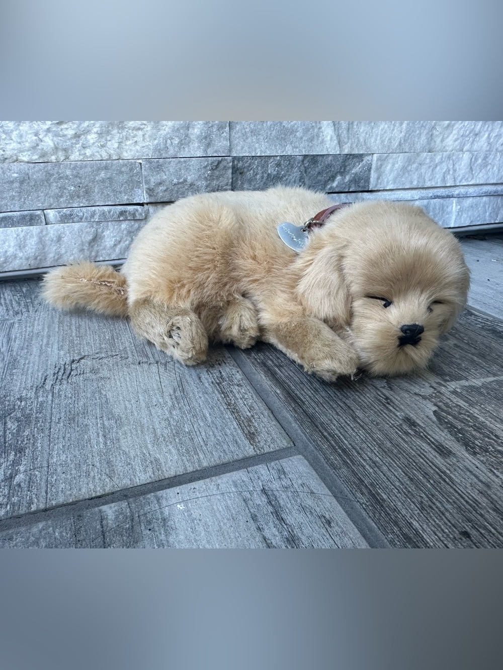 Perfect Petzzz SLEEPING BREATHING DOG Golden Retriever